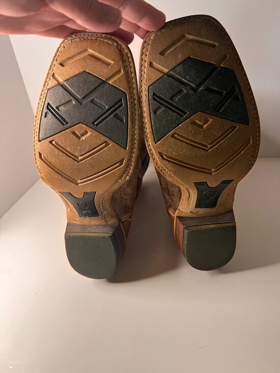 Ariat Crossfire Cowboy Boots Mens Size 10D Style 10019961 Excellent Leather Blue